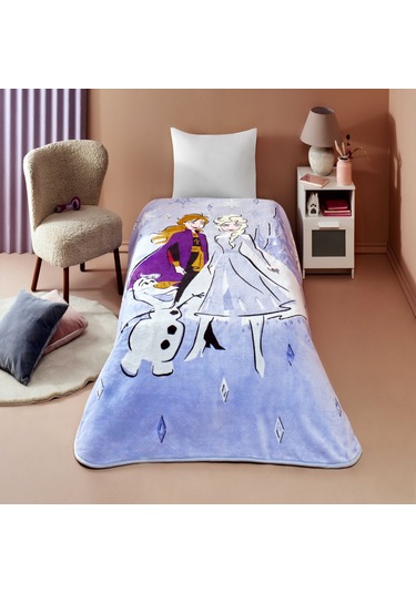 Lisanslı Disney Frozen Hello Tek Kişilik Battaniye 000000001000049686 Çok Renkli