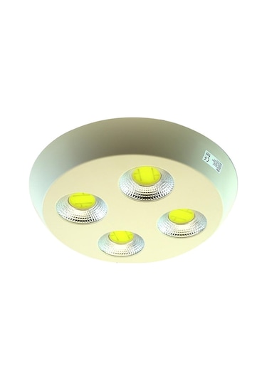 32w Beyaz Renk Yuvarlak Sıva Üstü Led Armatür Beyaz