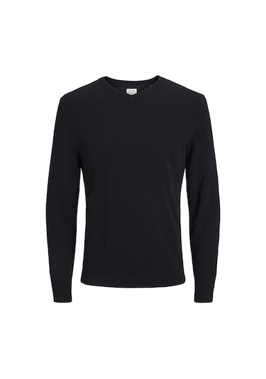 Erkek V Yaka Triko - Basic - 12137194 Black