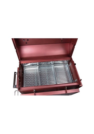 Igrıll Barbekü Elite 740 Mm Kömürlü Mangal Kırmızı