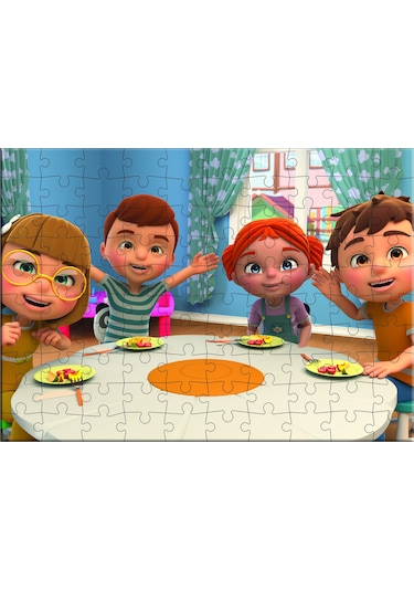 TRT Çocuk Elif ve Arkadaşları 100 'lü Puzzle
