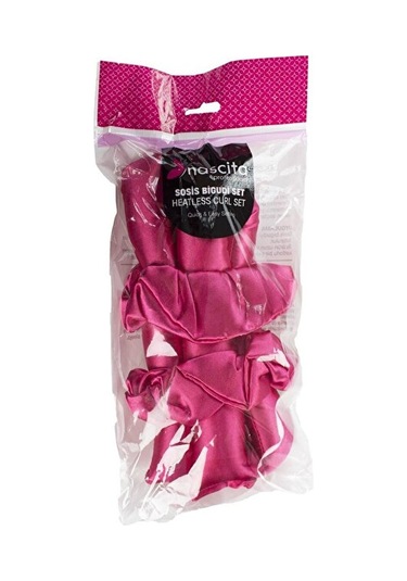 Sosis Bigudi 3'lü Set Pembe - 63