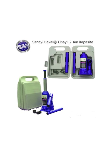 Murcell 2 Ton Hidrolik Kriko Şişe Tipi Kriko Çanta