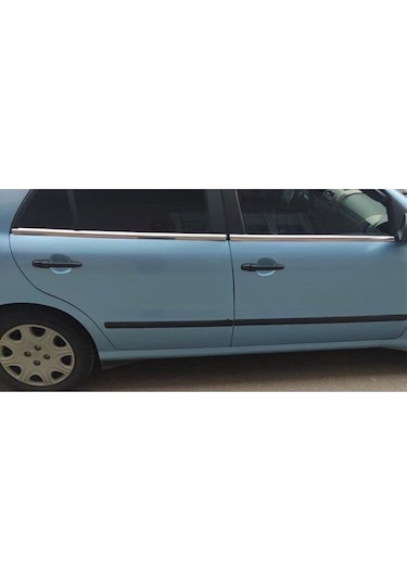Fiat Marea 1997-2002 Krom Paslanmaz Cam Çıtası 4 Parça