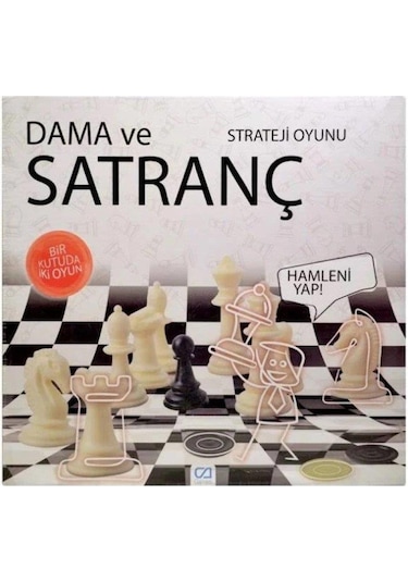 Ca Games Dama ve Satranç Plastik Kutulu Oyun