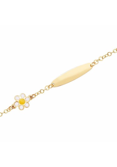 Çelikoğlu Kuyumculuk 14 Ayar Altın Bebek Çocuk Bilekliği 0,90 Gr Açık Sarı
