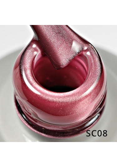 Momo Professional Korean Cat Eye Silky Cat Eye Kedi Gözü Oje Sc08 Pembe 10 Ml