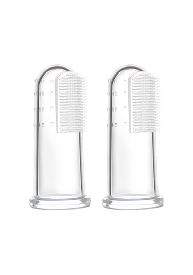 Maiyame Bebek Diş Fırçası Seti Yumuşak Tüy Dikişli Parmak Kılıfı Silikon Dudak Oyuncağı Pembe Kutulu Paket Çok Renkli