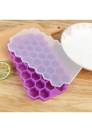 Novahub Mor Kapaklı Silikon Buzluk Mor Mor