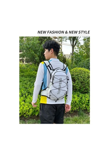 Neevoyu Süper Hafif Dayanıklı Spor Sırt Çantası - Su Geçirmez, Hava Yastıklı Kayışlı, Dağcılık Ve Bisiklet İçin Dış Mekan Siyah