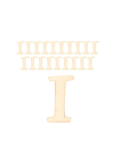 Kına Atölyesi 20 Adet Karışık Pleksi Harf 4Cm Gold