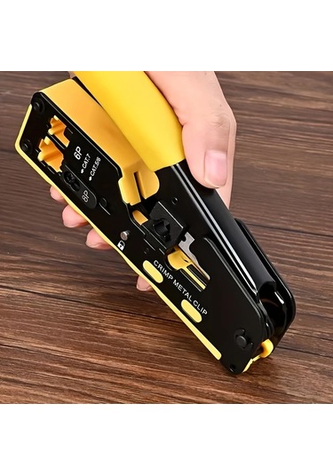 Xuweiwei Ethernet Cat8 7 6a 6 5e Ve Rj11 12 Telefon Bağlantıları İçin Metal Modüler Bağlantı Klemi Ağ Pensesi