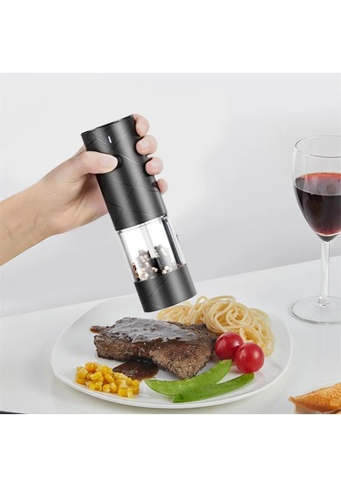 Yenı Huohou Elektrikli Öğütücü Biber Baharat Baharat Tahıl Natürel