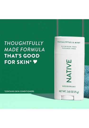 Native Eucalyptus & Mint Alüminyumsuz Stick Deodorant 75gr