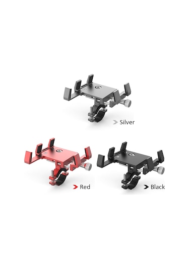 Gajeena Kırmızı Alüminyum Bisiklet Telefon Tutucu 5 Ayağa Sabitlenir 22-36mm Çubuk Uyumlu Kokulu Aromalı Taşıyıcı