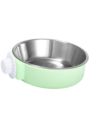 Suntek Sandık Köpek Kase Asılı Su Besleyici Tavşan Yeşil