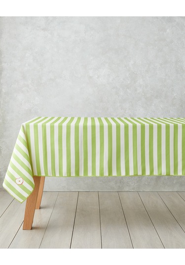 English Home Summer Apple Masa Örtüsü 150x200 Cm Yeşil Yeşil