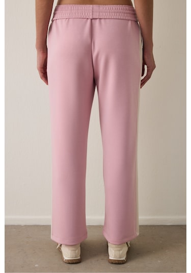 Penti Lila Silky Feel Normal Bel Parçalı Eşofman Altı
