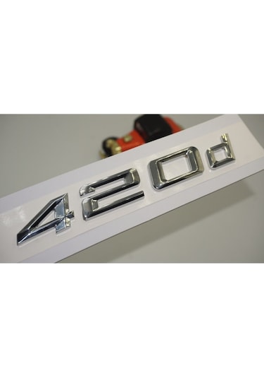 Bmw 420d Krom Metal 3m 3d Bagaj Logo Yazı Ürün