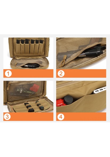 Yuntech01 600d Taşınabilir Poliamid Tabanca Çantası, Su Geçirmez Molle Sistemi İle Çok Amaçlı Sırt Çantası, Kamuflaj Desenli Çok Renkli