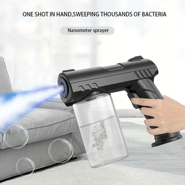 Trendooze Gaojunshop01 Usb Şarjlı Kablosuz Püskürtücü Beyaz 1 Adet Büyük Hazneli Dijital Ekranlı Çok Amaçlı