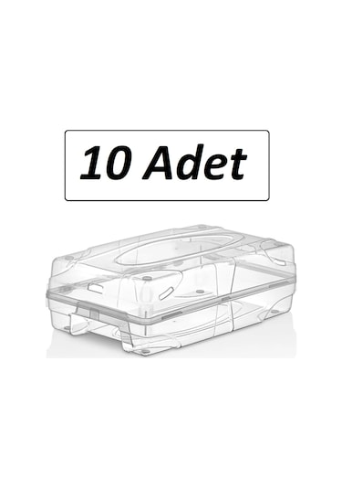 Bayev 10 Adet Kadın Ayakkabı Kutusu Şeffaf Ayakkabı Saklama Kutusu