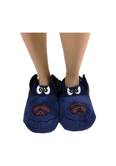 Cex Erkek Lacivert Hayvan Figürlü Köpekli Panduf Lacivert