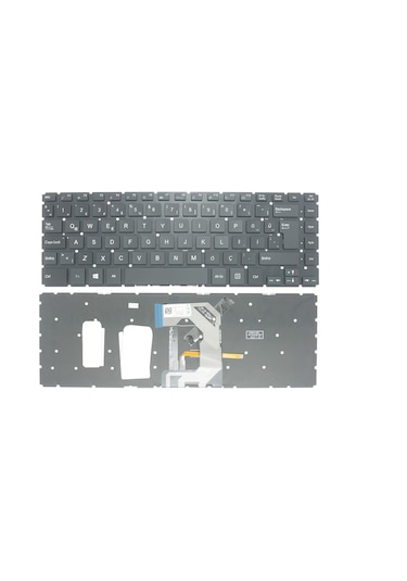 Casper Nirvana F300 İle Uyumlu Notebook Klavye - Siyah - Tr - Işıklı