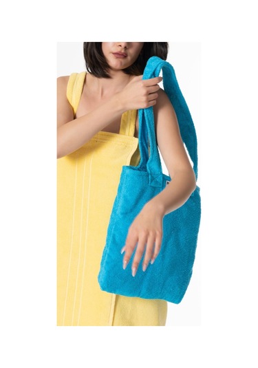 Plaj Çantası+plaj Havlusu Şezlong Havuz Deniz Omuz Çantalı Havlu 001