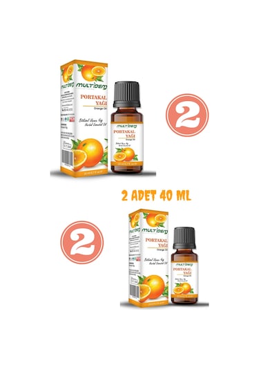 Multidem  Portakal Uçucu Bitkisel Yağı 2 x 20 ml