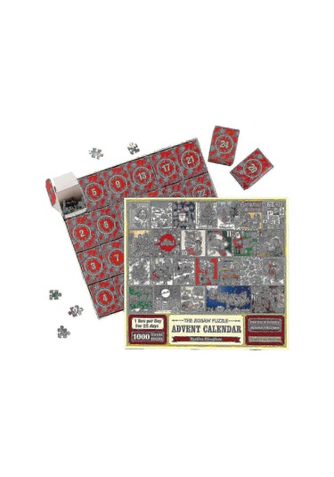 Bulmaca Advent Takvimi 2024, 1008 Parçalı Bulmaca 24 Günlük Noel Geri Sayım Advent Takvimleri, Çocuklar Ve Yetişkinler İçin Noel Hediyesi Fikri - Mishan