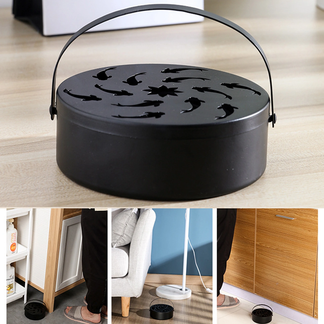 Youtek Demir Çelik Delikli Isıya Dayanıklı Kovuklu Musluk Kutuğu, Taşınabilir Kapağı İle Ev İçin Güvenli, Halka Desenli Stokta Satışta Diğer