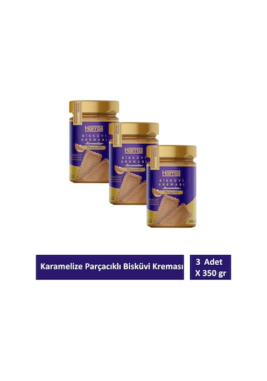 Karamelize Bisküvi Kreması Bisküvi Parçacıklı Crunchy 350 Gr X 3 Adet 93154086