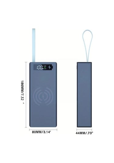 Xuweiwei C16 16x18650 Pil Tutucu Depolama Kutusu Dıy 18650 Kiti Telefon Guc Bankasi Sarj Cihazi Mobil Kabuk