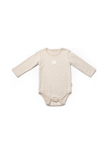 Bebek 2li Uzun Kollu Badi %100 Organik Pamuk, Bebek Ve Yenidoğan Serisi - Csy8102 Ekru