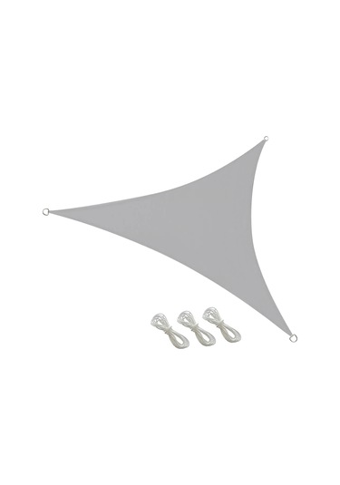 Xindoker 2x2x2m Gri Triangular Bahçe Gölü Güneşlik - Uv Engelleme, Isı Azaltma, Dayanıklı 420d Oxford Kumaşı İle Bahçe, Teras, Kamp İçin Gri