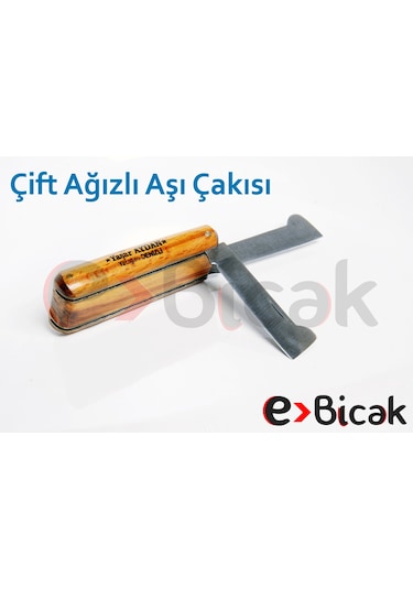 Çift Ağızlı Aşı Çakısı. Bıçağı Ceviz Aşısı - Yatağan El Yapımı