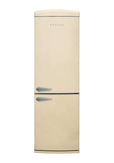 Vestel Retro NFK37201 Bej 330 LT No-Frost Kombi Tipi Buzdolabı