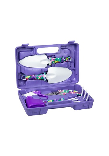 Sones Yl025 Saksı Bahçe Aletleri Seti, Özellikler: 5 Parça / Set Mor