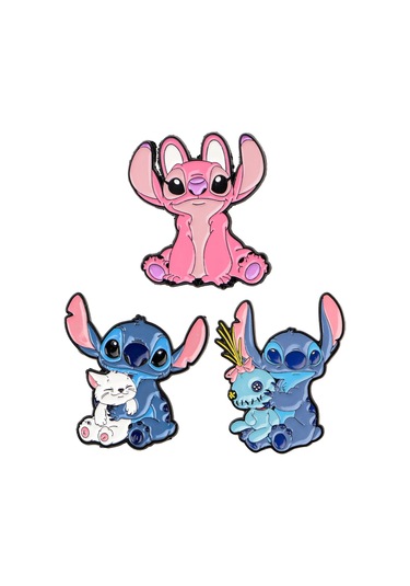 Sevimli Çizgi Film Dikiş Emaye Iğneler Anime Uzaylı Broş Yaful Iğneleri Rozet 18 18