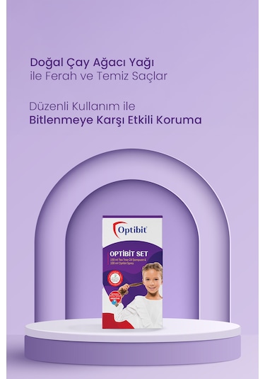 Optibit Set 100 Ml Bit Spreyi + 150 Ml Tea Tre Oil Şampuan