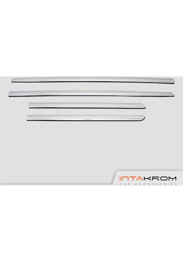 intakrom Fiat Linea Krom Yan Kapı Çıtası 4 Parça 2012 ve Üzeri
