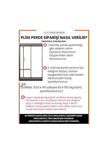 Beyaz Plise Katlanır Cam Balkon Perdesi - Ofis Perdesi - Mutfak Perdesi - Salon Perdesi - Beyaz