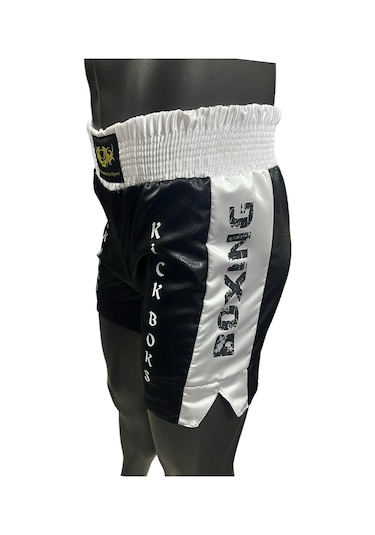 Kickboks Şortu - Kickboks Antrenman Ve Müsabaka Şortu Siyah