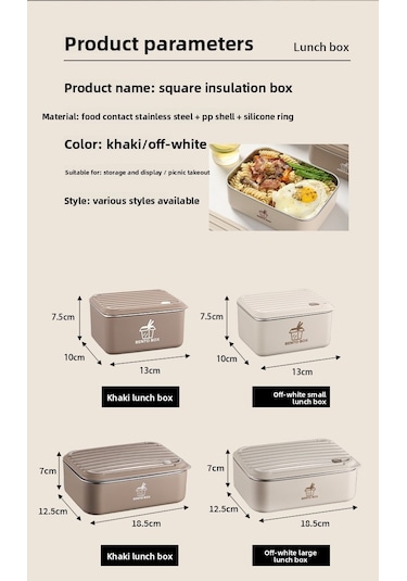 Kahverengi 600 Ml X 2 + 800 Ml X 1 + Yemek Takımı + Termos Çanta Kahverengi