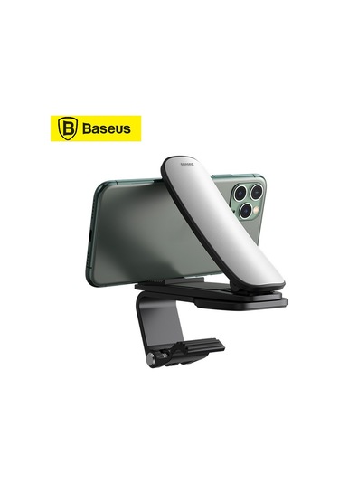 Soulader Zuomee Youpin Araç İçi Telefon Tutucu, Geniş Ağız Tasarımı, Çelik Kapaklı, 4.7 - 6.5 İnç Ekran Boyutlarına Uyumlu, Sağlam Ve Pratik Gümüş