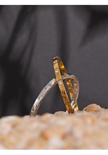 Novahub Gümüş Şık Kübik Zirkonya Paslanmaz Çelik Bileklik 18 K Altın Kaplama Kadınlar İçin Charm Moda Takı Su Geçirmez Yeni Yüksek Kalite Gümüş