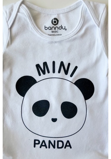 Banndu Bebek Body - Mini Panda Beyaz