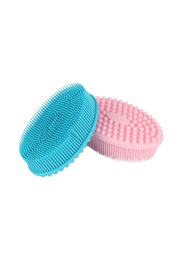 Suofeng Yumuşak Bebek Banyo Fırçası - Saç Temizleme Ve Duyusal Gelişim İçin Silikon Masaj Fırçası