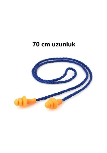 68 cm Boyun Ipli Su Geçirmez Kulak Tıpası Silikon Sünger Tıpa Ses